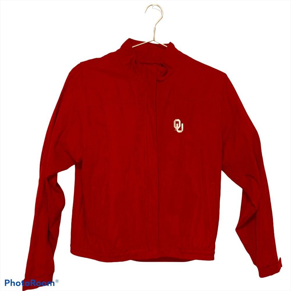 Antigua Womens Oklahoma Sooners Lightweight Jacket